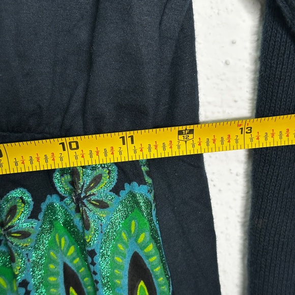 Desigual Black and Green Patterned Dress - Picture 11 of 11